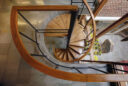 Spiral staircase at the Kubba Residence, New Delhi by Ashish Ganju