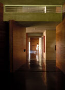 Corridor view at Shobhan, the Tadao Ando inspired residence by Gurjit Matharoo