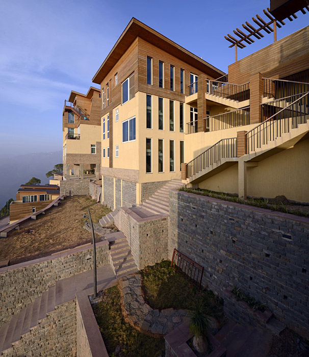 Tata Myst complex at Himachal Pradesh developed over several levels