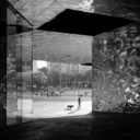 Textured walls and glass at the Museu Blau at Barcelona by Herzog and de Meuron