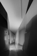 Interiors of the fire station by Zaha Hadid at the Vitra Design Museum