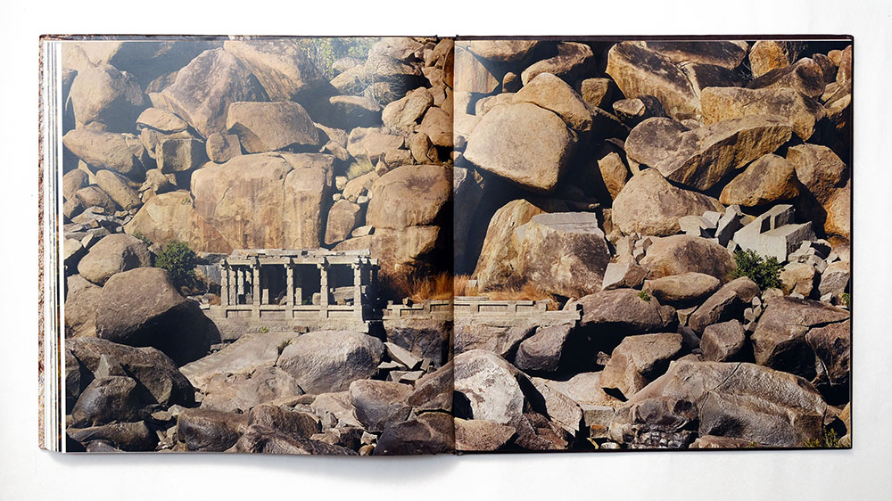 A pavillion in the rocks at Hampi, Karnataka