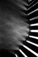 The curved trellised walls in a palace in Kerala cut down the harsh glare