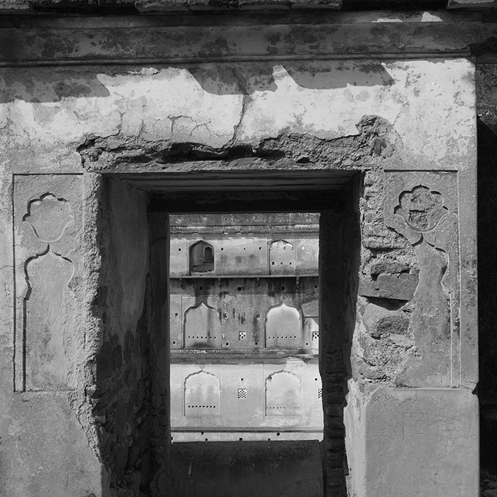 Detail of architecture from a palace in Madhya Pradesh