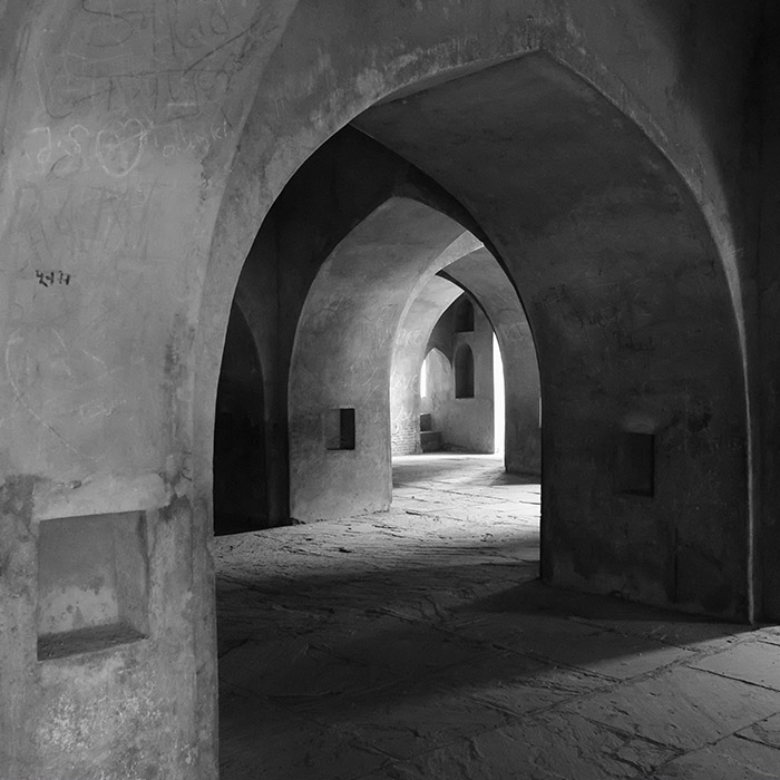 Interiors of a fort in Madhya Pradesh