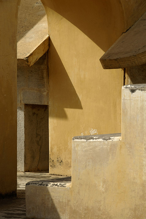 Shadow play at the Jantar Mantar in Jaipur