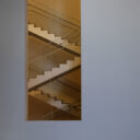 Architectural abstract, modern staircase