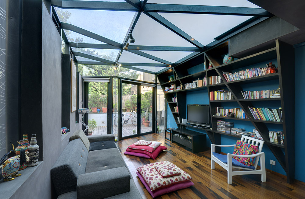 A top floor apartment designed by Shonan Trehan