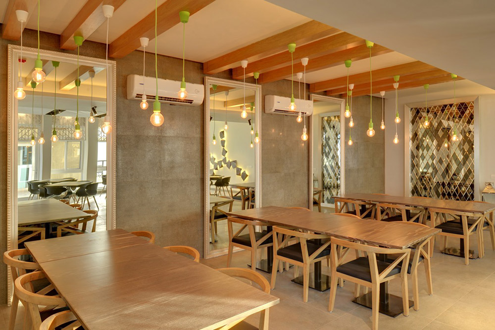 The restaurant at the Tata Myst project at Himachal Pradesh