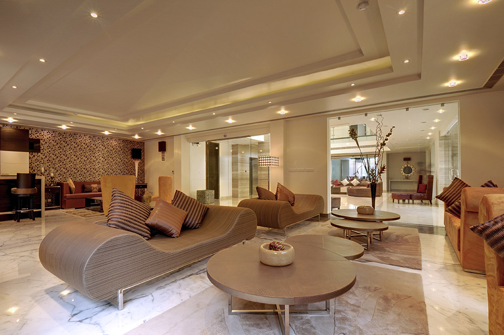 Living room of a residence designed and executed by Kulmeet Shangari of ACPL