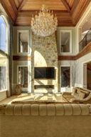 Living room - a double height space