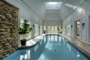 Indoor Pool with skylights