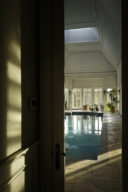 Evening light on the swimming pool